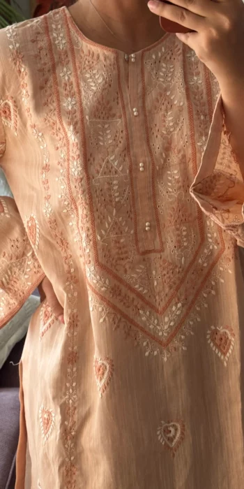 Soft Peach Kurta